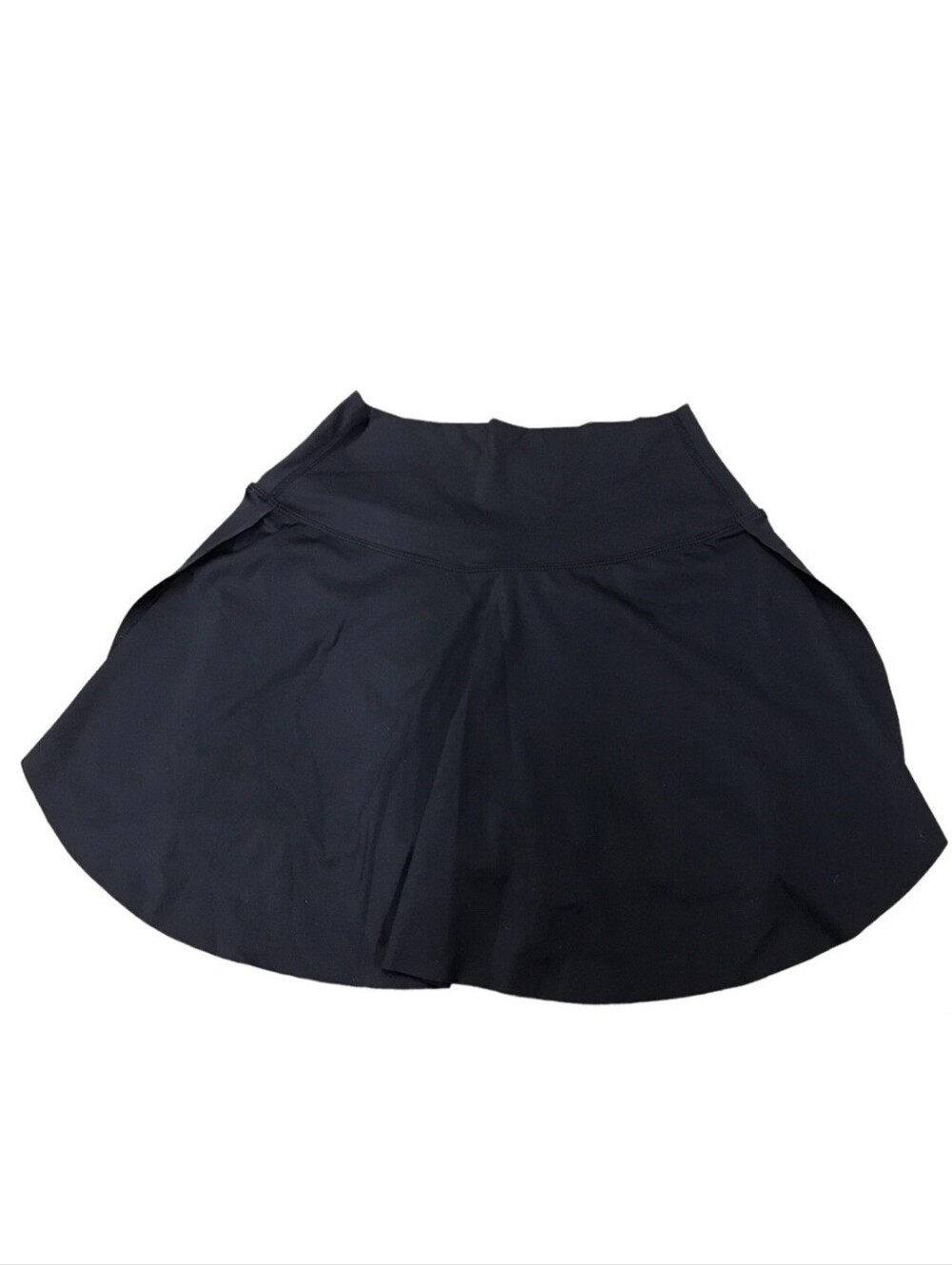 NEW Halara Size Medium Cloudful Black  Crossover Flare Tennis Skort Pockets|NWT